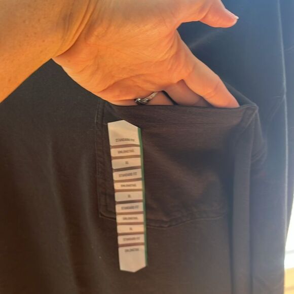 NWT Duluth Trading Co Black Long Sleeve Tee - Picture 6 of 8